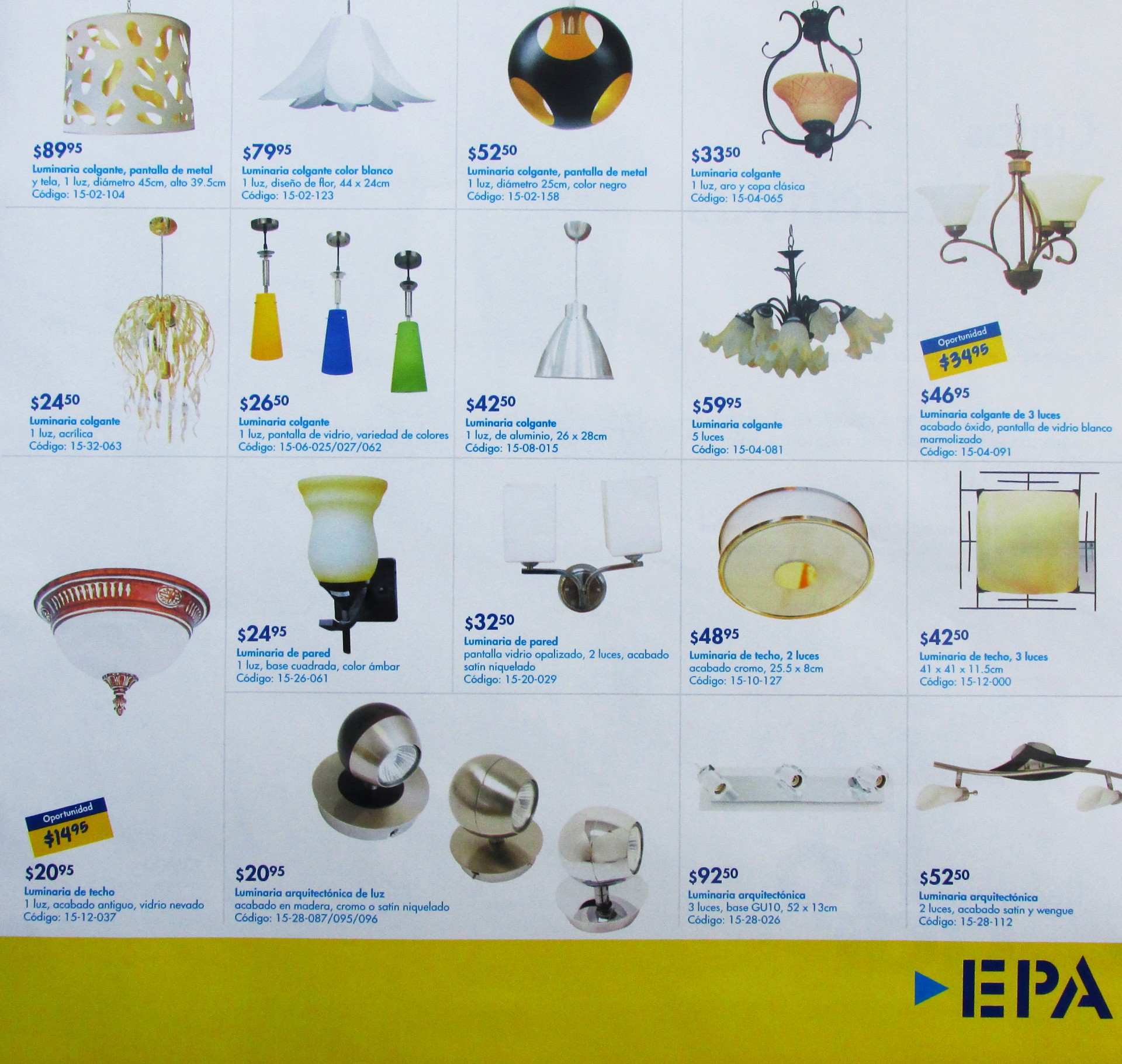 EPA el salvador VERANO 2014 lamparas luminarias pag 9 Ofertas Ahora