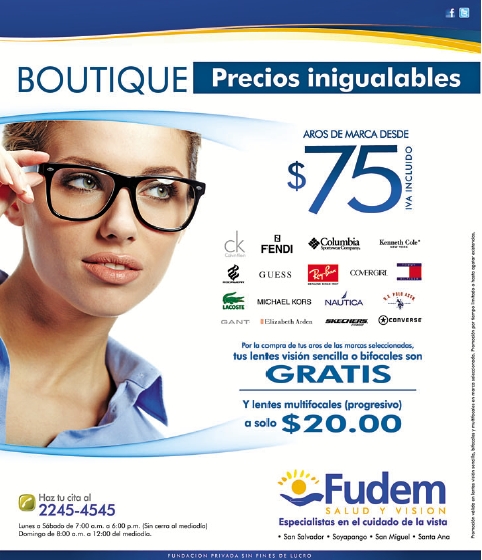 Boutique lentes FUDEM promcoines - Ofertas Ahora