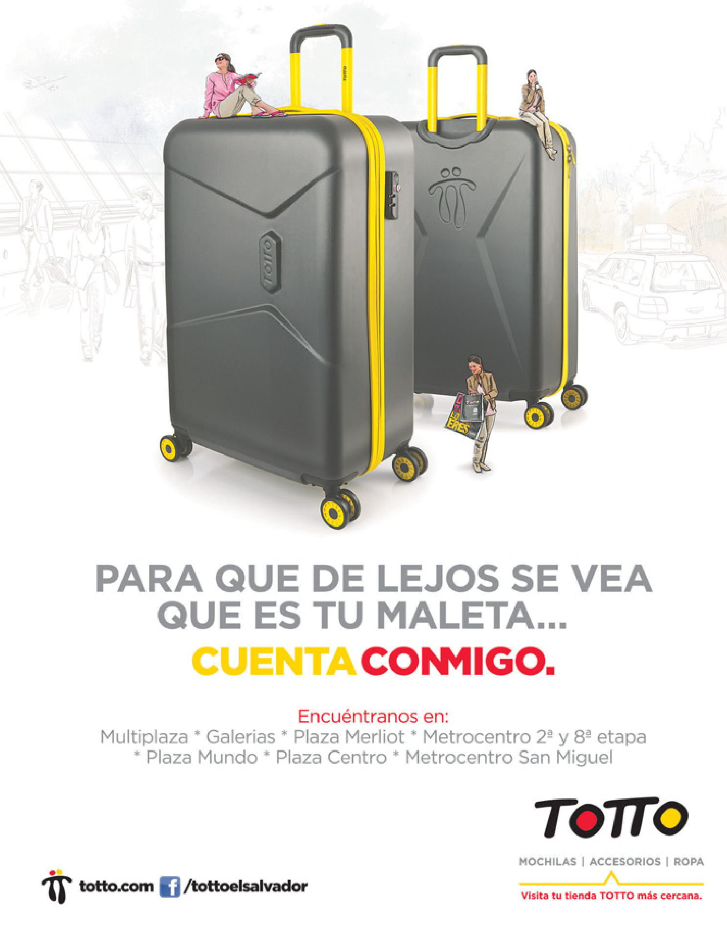 Maletas TOTTO el salvador - 15nov13 - Ofertas Ahora