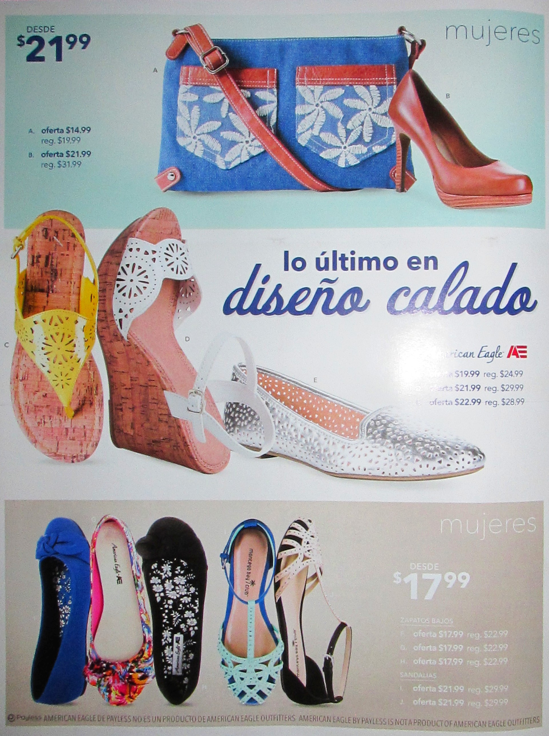 PAYLESS shoesource lo ultimo en diseño calado para MUJERES - 31may14 -  Ofertas Ahora