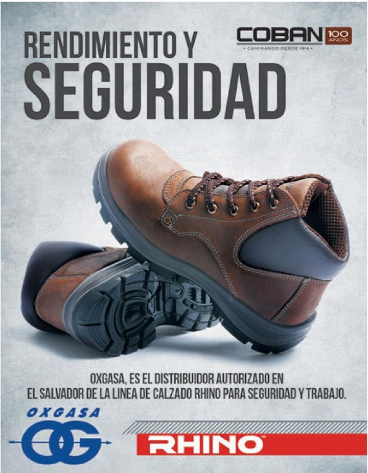 Botas industriales y trabajo RHINO coban OXGASA - 19sep14 - Ofertas Ahora
