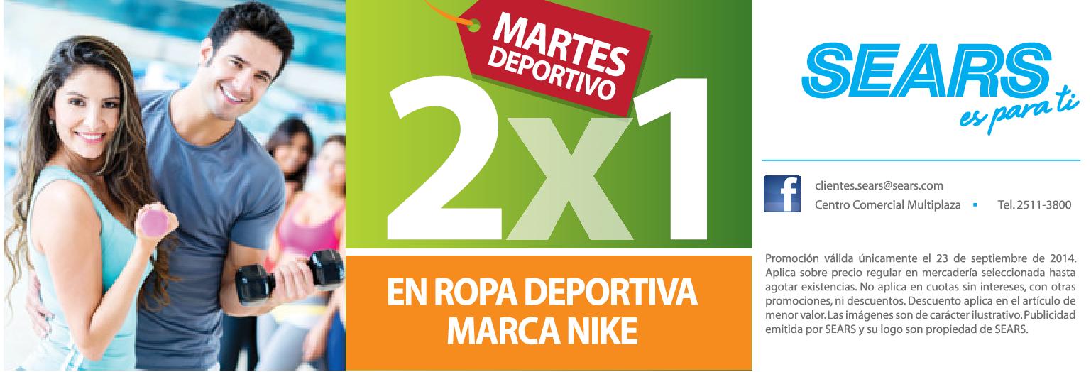 SEARS Promociones en ropa deportiva NIKE - 23sep14 - Ofertas Ahora