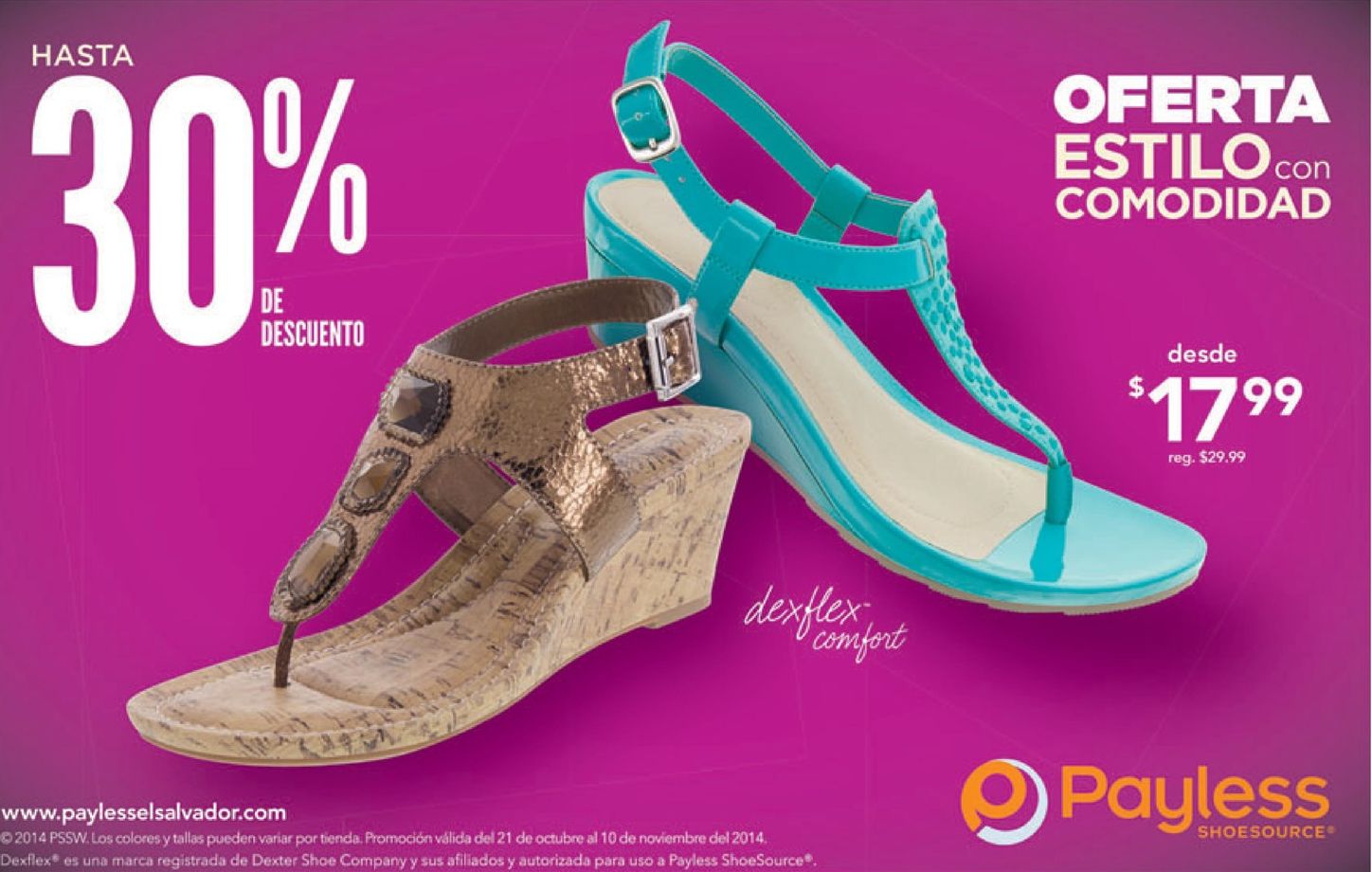 calzado con estilo calidad y oferta payless - 24oct14 - Ofertas Ahora