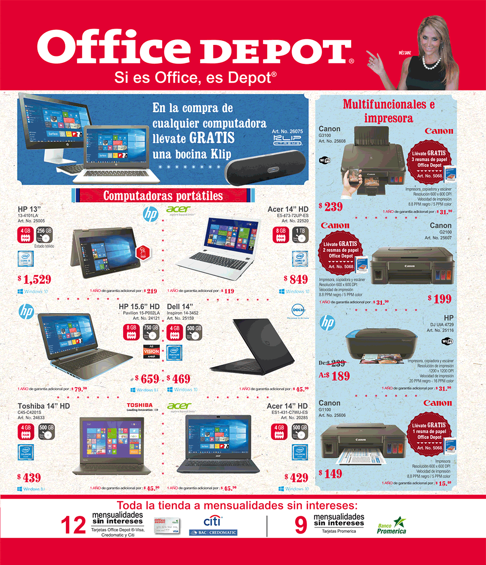 Catalogo Office Depot ofertas en el mes de la independencia (Sep 16