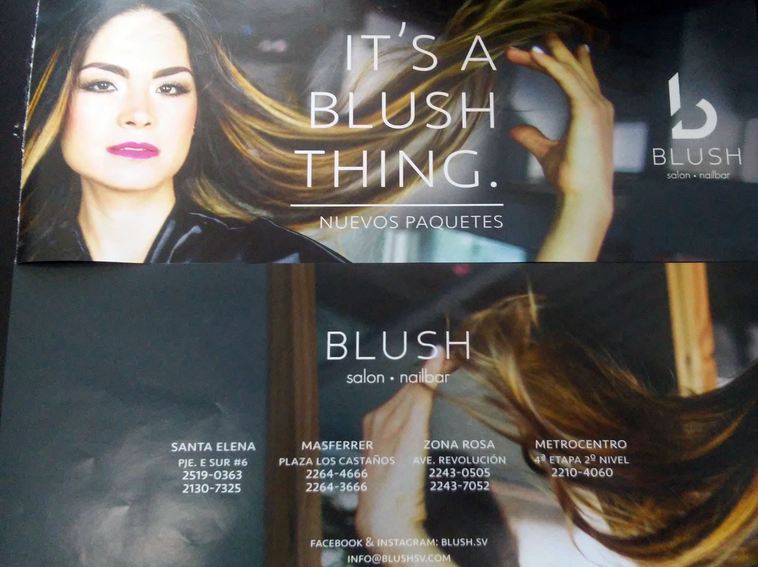 Paquetes y Promociones de Belleza Blush Salon Nailbar el salvador