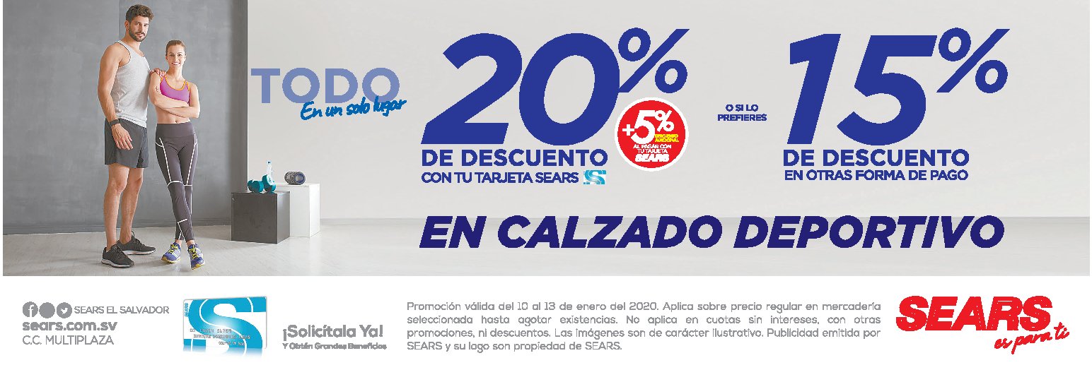 SEARS-descuentos-en-calzado-y-ropa-deportiva-10ene2020 - Ofertas Ahora