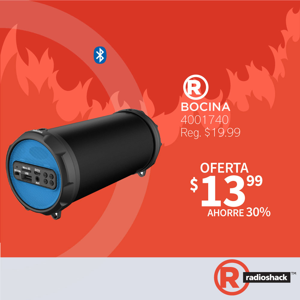 Bocina portátil 4001727 Bluetooth | RadioShack