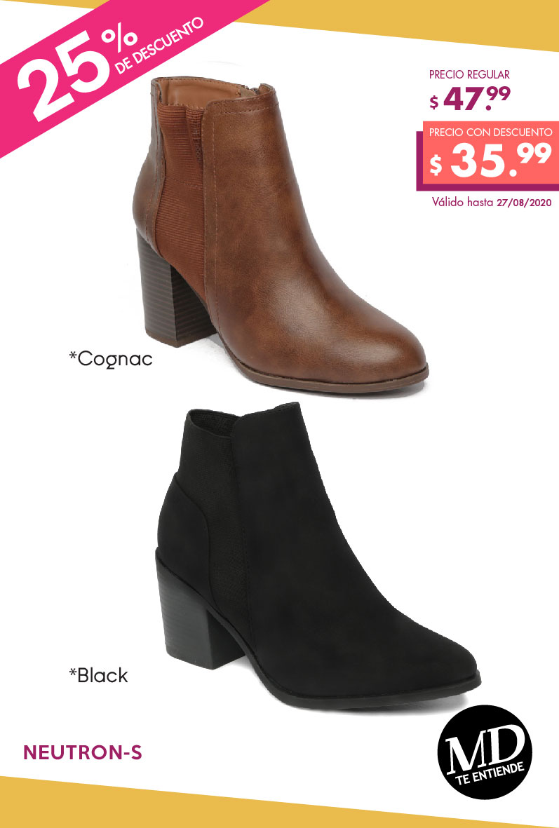 Botines-con-25-OFF-en-tiendas-de-calzado-MD-sv - Ofertas Ahora
