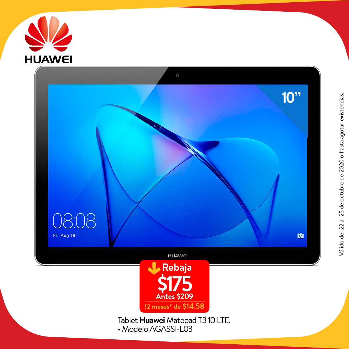 OfertaswalmarttecnologiaTABLETHUAWEIde10pulgadas Ofertas Ahora