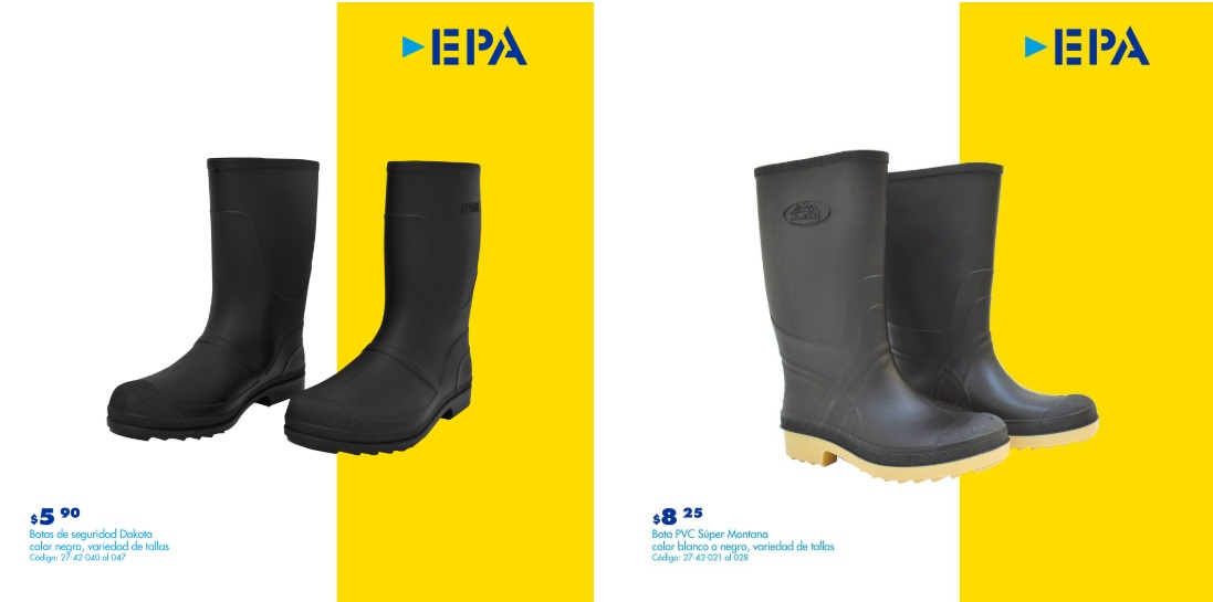 EPA-productos-BOTAS-de-hule-para-las-lluvias - Ofertas Ahora