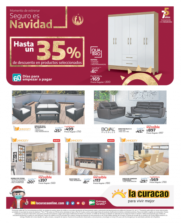 La Curacao catalogo de muebles para salas, cocinas y dormitorios - (21