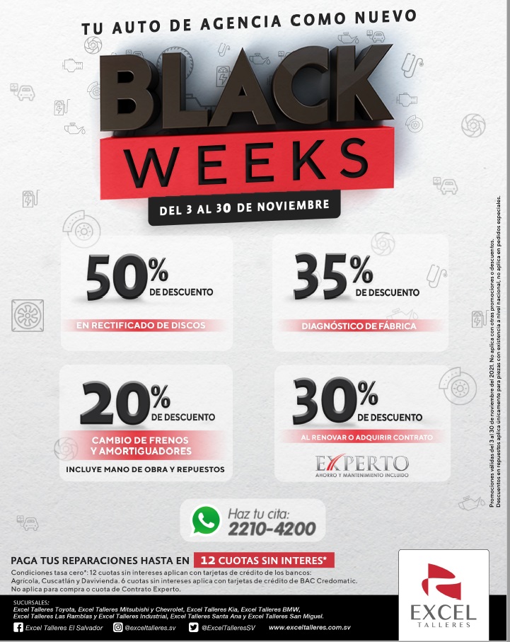 Descargar catalogo de repuestos para tu vehiculo Black Days 2021