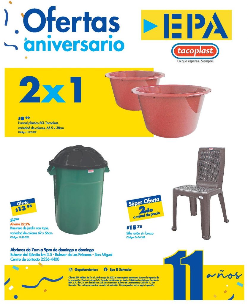 Epa El Salvador Catalogo 2022